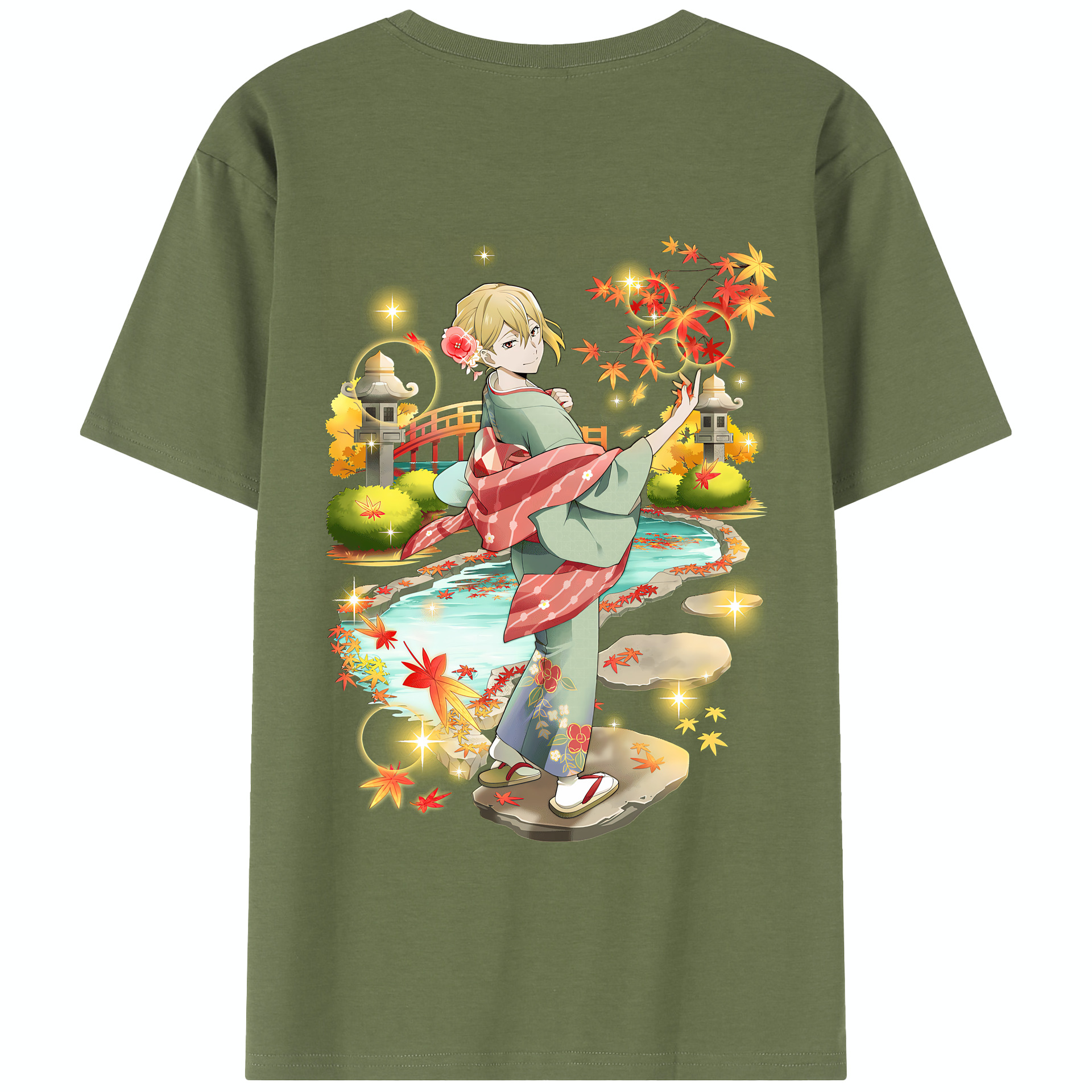 （画像用） 文豪ストレイドッグス Bungo Stray Dogs 綿100％半袖Tシャツ（背面プリント）
